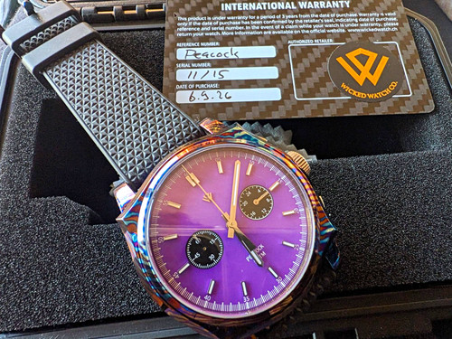 Wicked watch peacock purple - watch, co