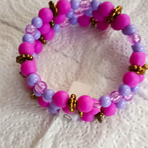 Armband kunststoff perlen - armband, kunststoff-perlen
