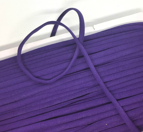 5mm gummikordel oval - 5mm,