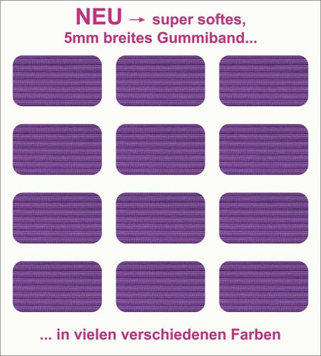 Gummiband breit viele - mm,